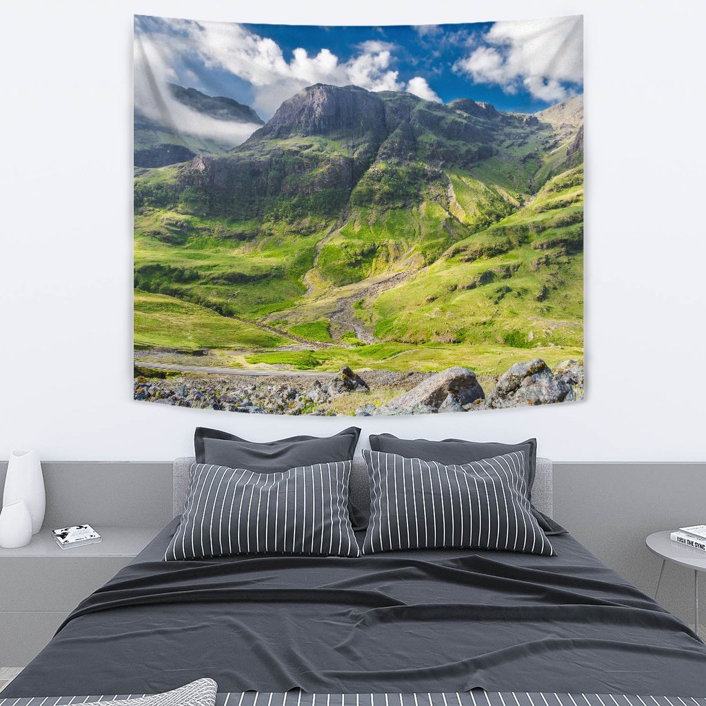 Scotland - Highlands Glencoe Tapestry - Vibe Hoodie Shop