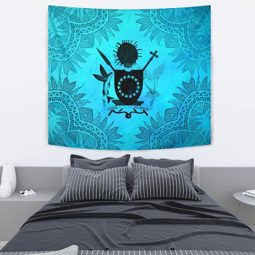 Cook Islands Tapestry Turquoise - Vibe Hoodie Shop