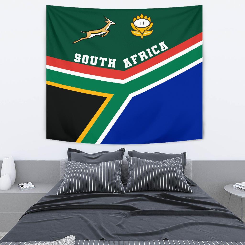 South Africa Tapestry Springboks Rugby - Vibe Hoodie Shop