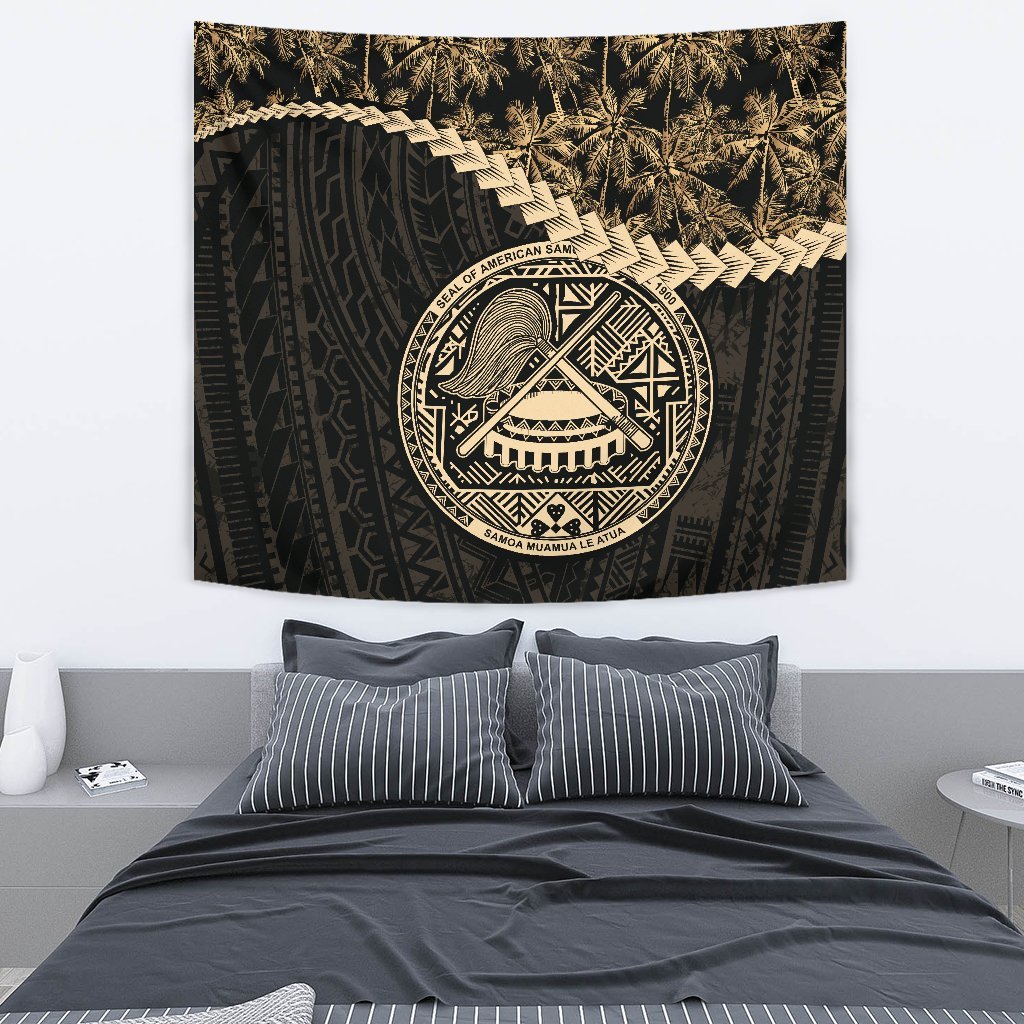 American Samoa Tapestry Coconut Golden - Vibe Hoodie Shop