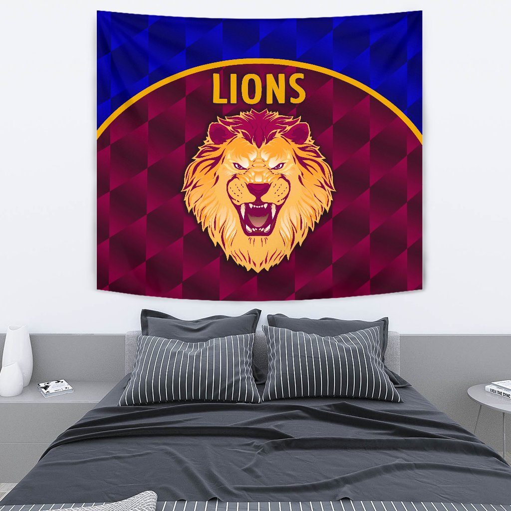 Brisbane Lions Tapestry Powerful - Vibe Hoodie Shop