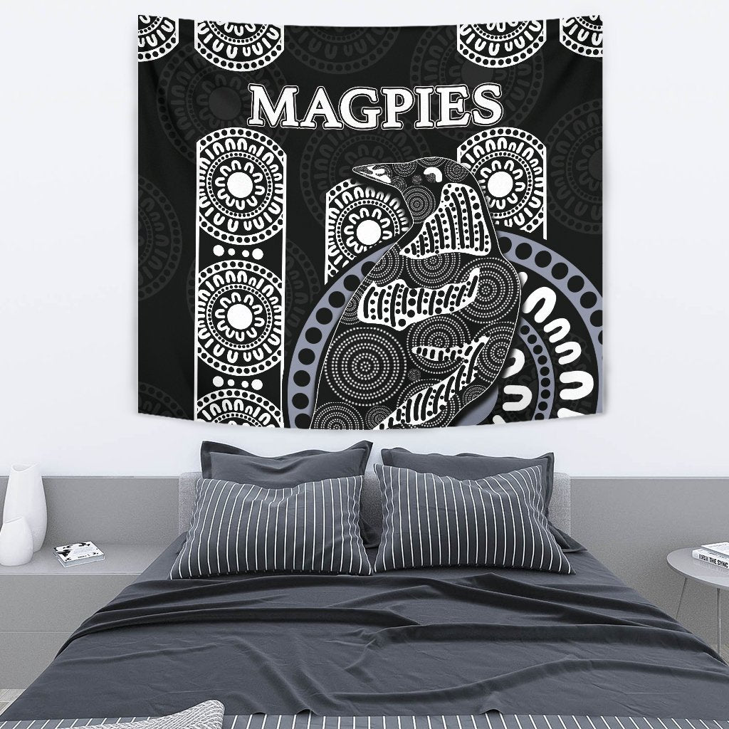 Magpies Tapestry Aboriginal - Vibe Hoodie Shop