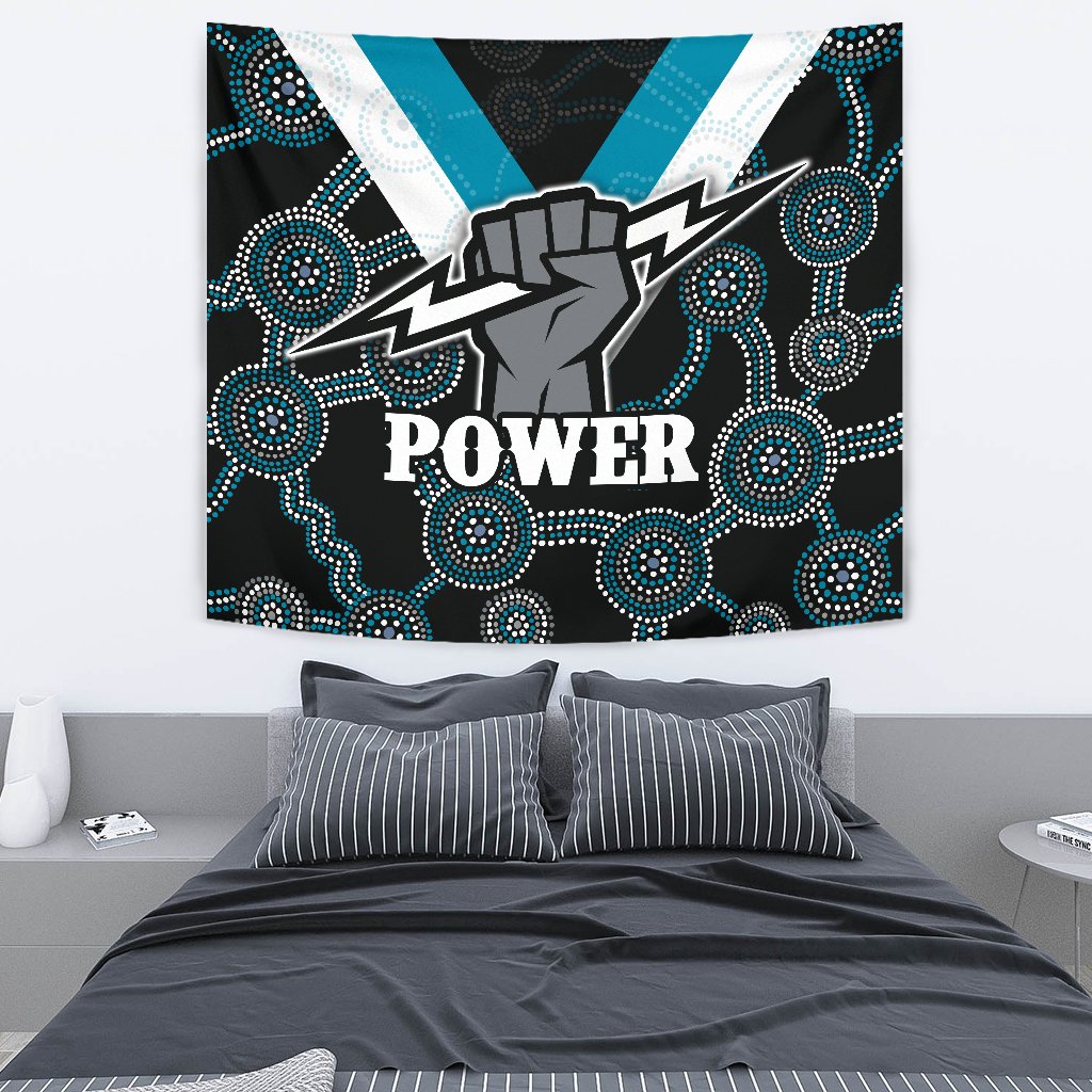 Port Adelaide Tapestry Power - Vibe Hoodie Shop