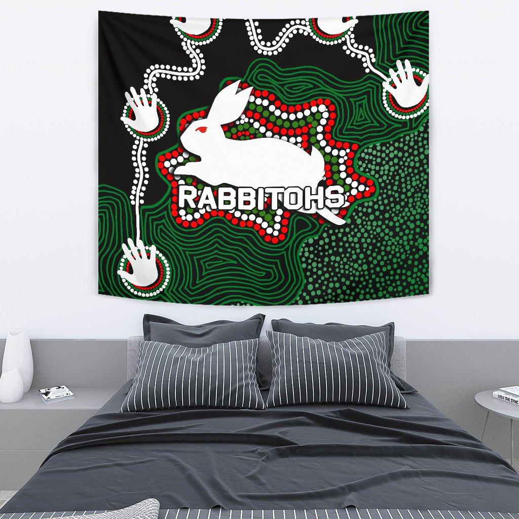 Rabbitohs Tapestry Aboriginal 2 - Vibe Hoodie Shop