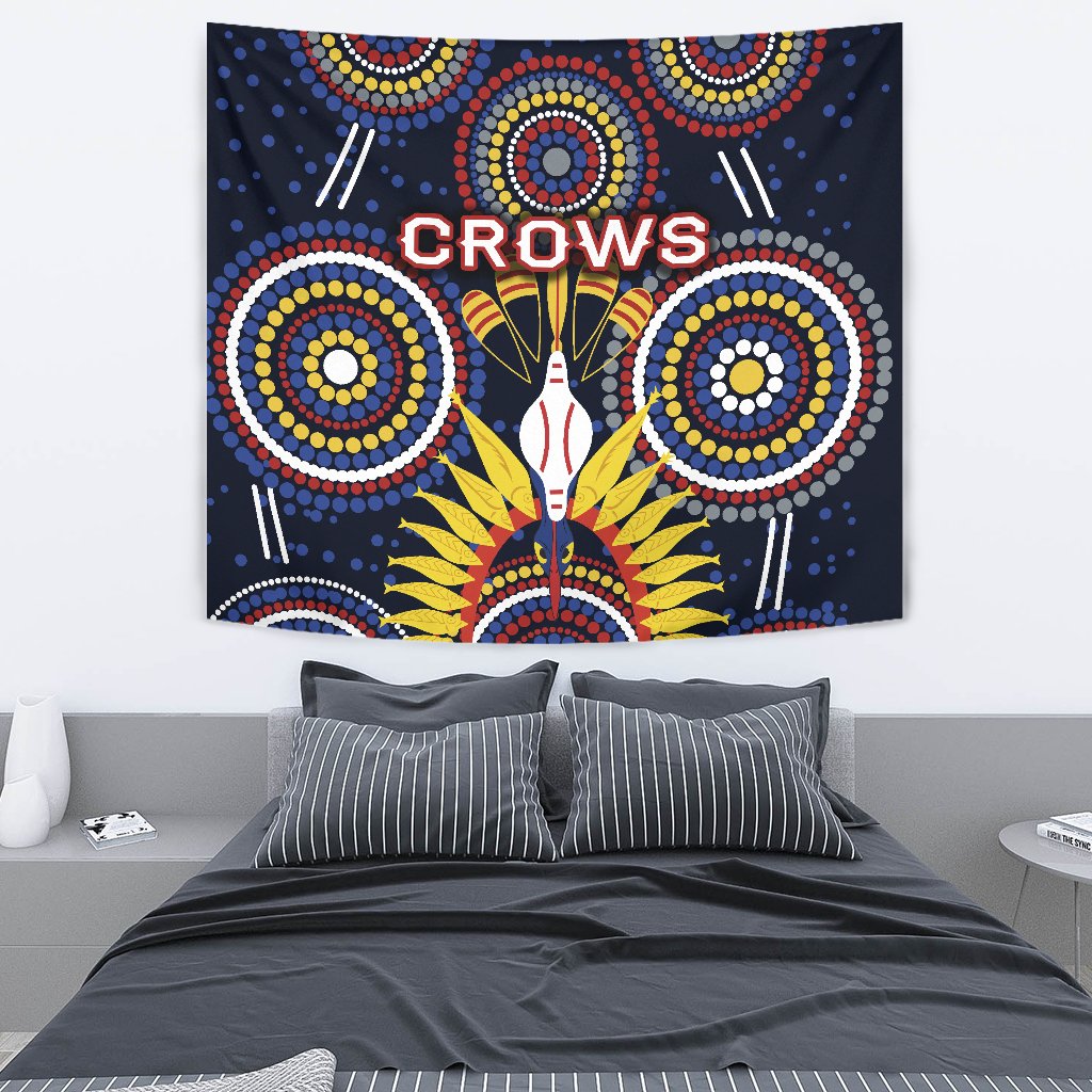 Adelaide Tapestry Original Indigenous Crows - Vibe Hoodie Shop