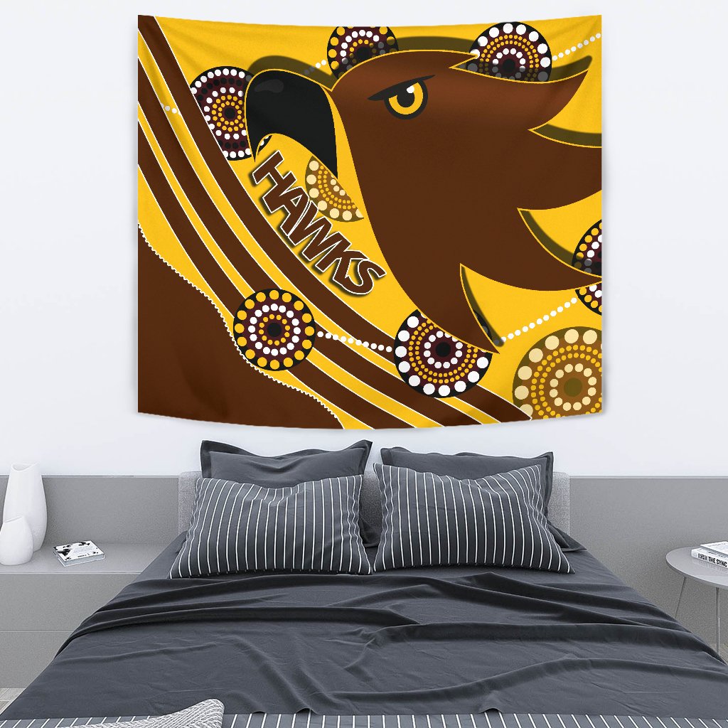 Pride Hawks Tapestry Hawthorn Indigenous - Vibe Hoodie Shop