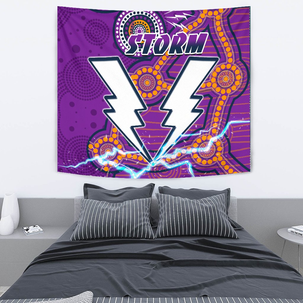 Storm Tapestry Melbourne Indigenous Thunder - Vibe Hoodie Shop