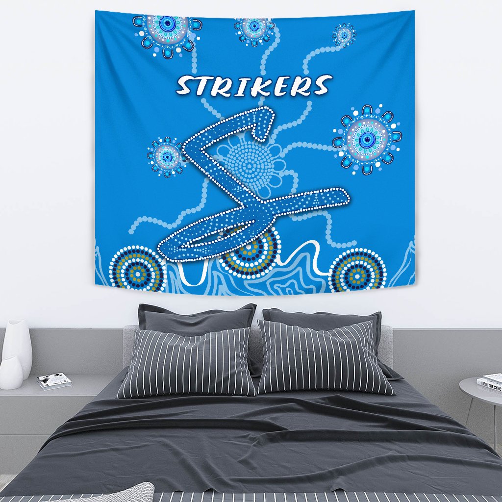 Adelaide Strikers Tapestry Indigenous Blue Energy - Vibe Hoodie Shop