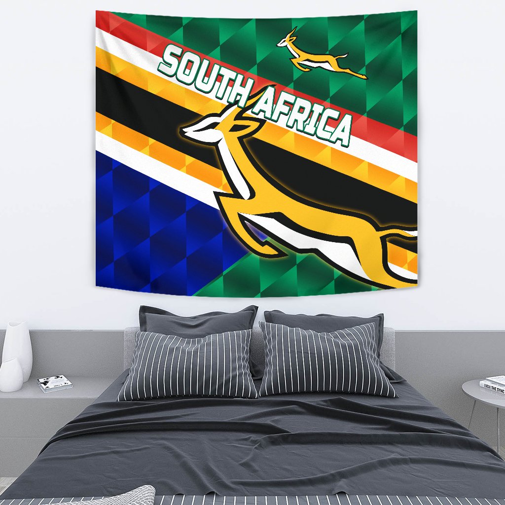 South Africa Tapestry Springboks Rugby Sporty Style - Vibe Hoodie Shop