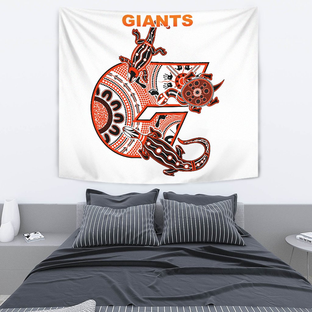 GWS Giants Tapestry Simple Indigenous - Vibe Hoodie Shop