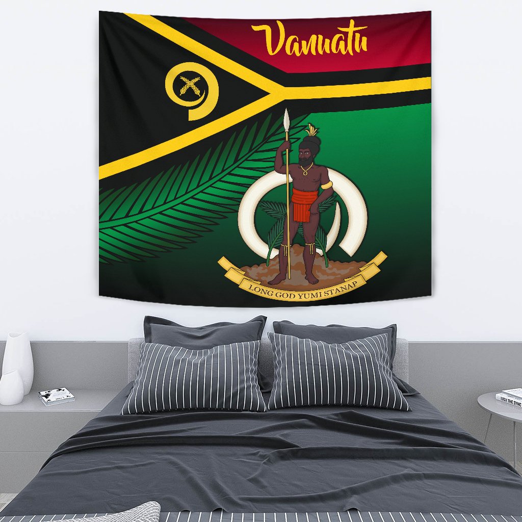 Vanuatu Rugby Tapestry Proud Vibes - Vibe Hoodie Shop