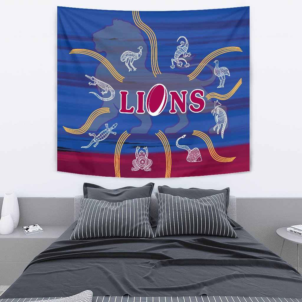 Brisbane Tapestry Proud Lions Simple - Vibe Hoodie Shop