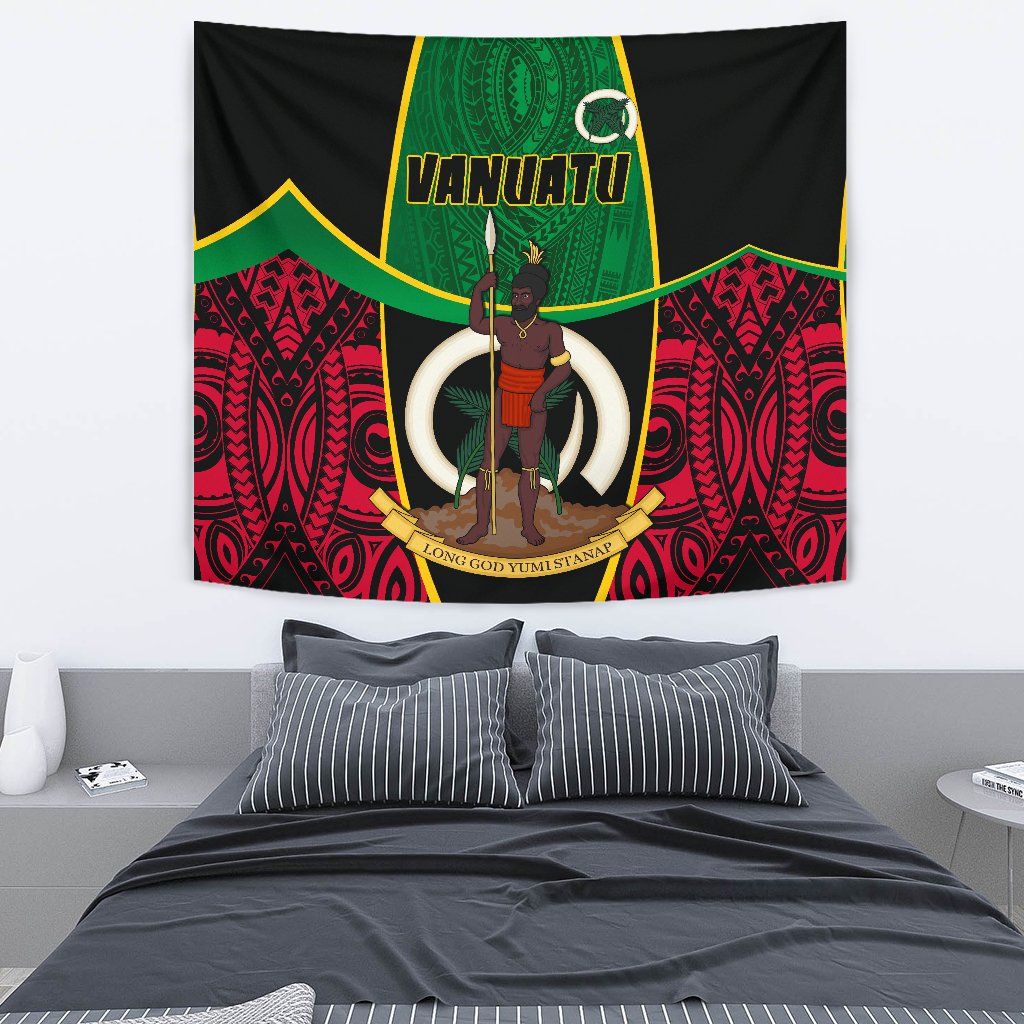 Vanuatu Rugby Tapestry Unique Vibes - Vibe Hoodie Shop