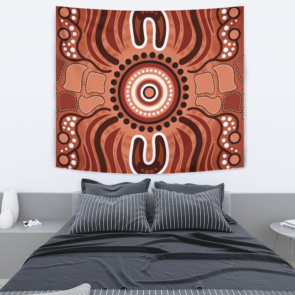 Aboriginal Tapestry - Indigenous Art Patterns Ver02 - Vibe Hoodie Shop