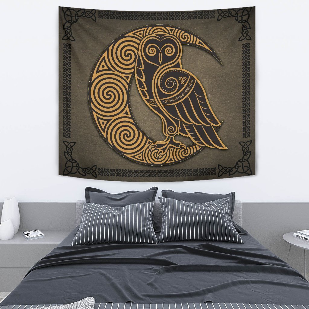 Celtic Tapestry - Celtic Raven - Vibe Hoodie Shop