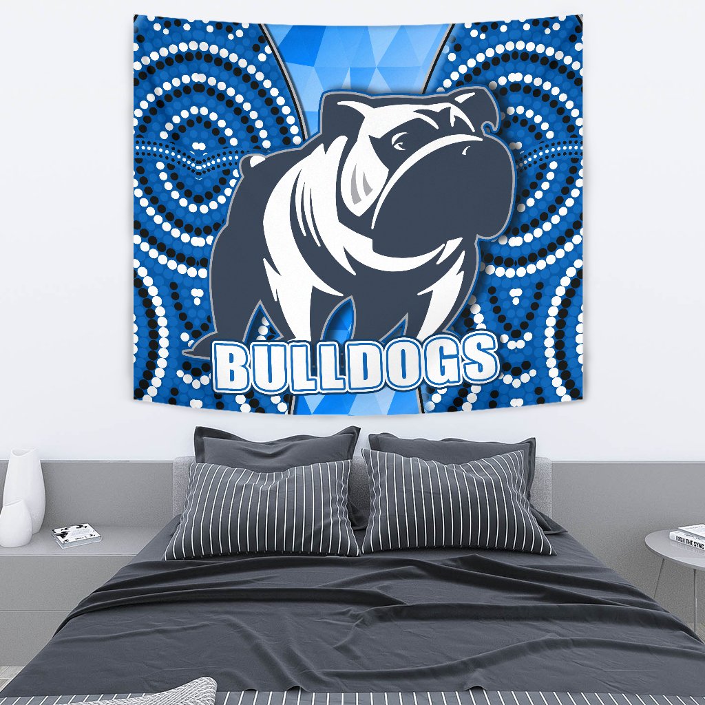 Bulldogs Tapestry Indigenous Snappy - Vibe Hoodie Shop