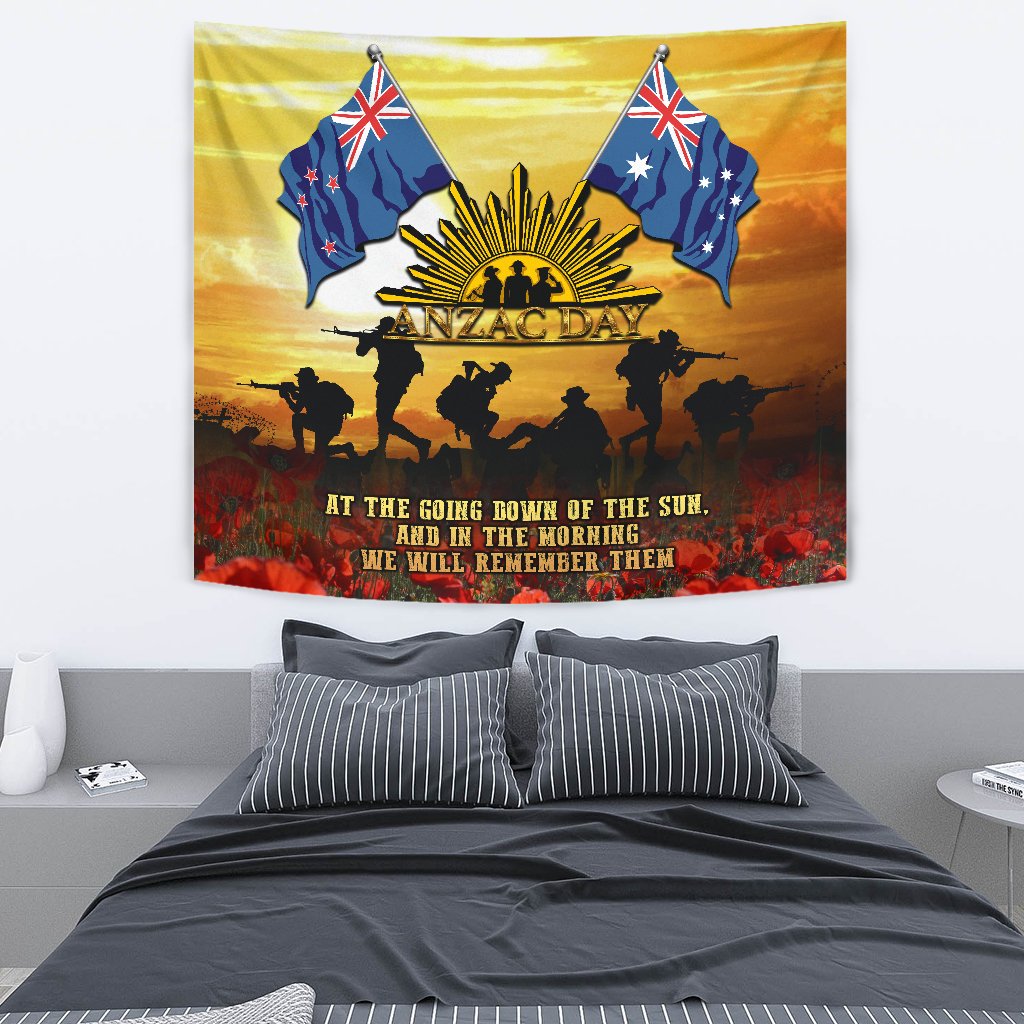 ANZAC Tapestry - Australian and New Zealand Army Corps - Vibe Hoodie Shop