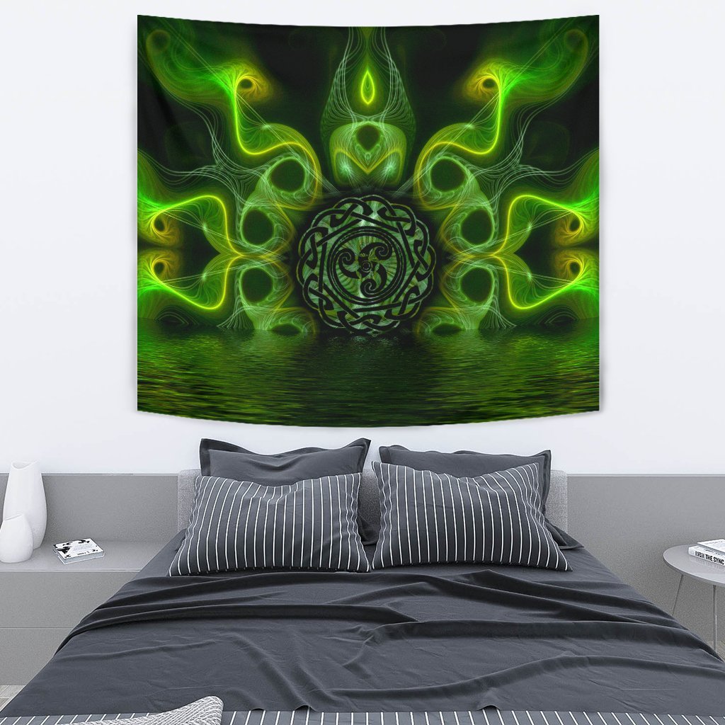 Celtic Tapestry - Mystical Celtic Triskelion - Vibe Hoodie Shop