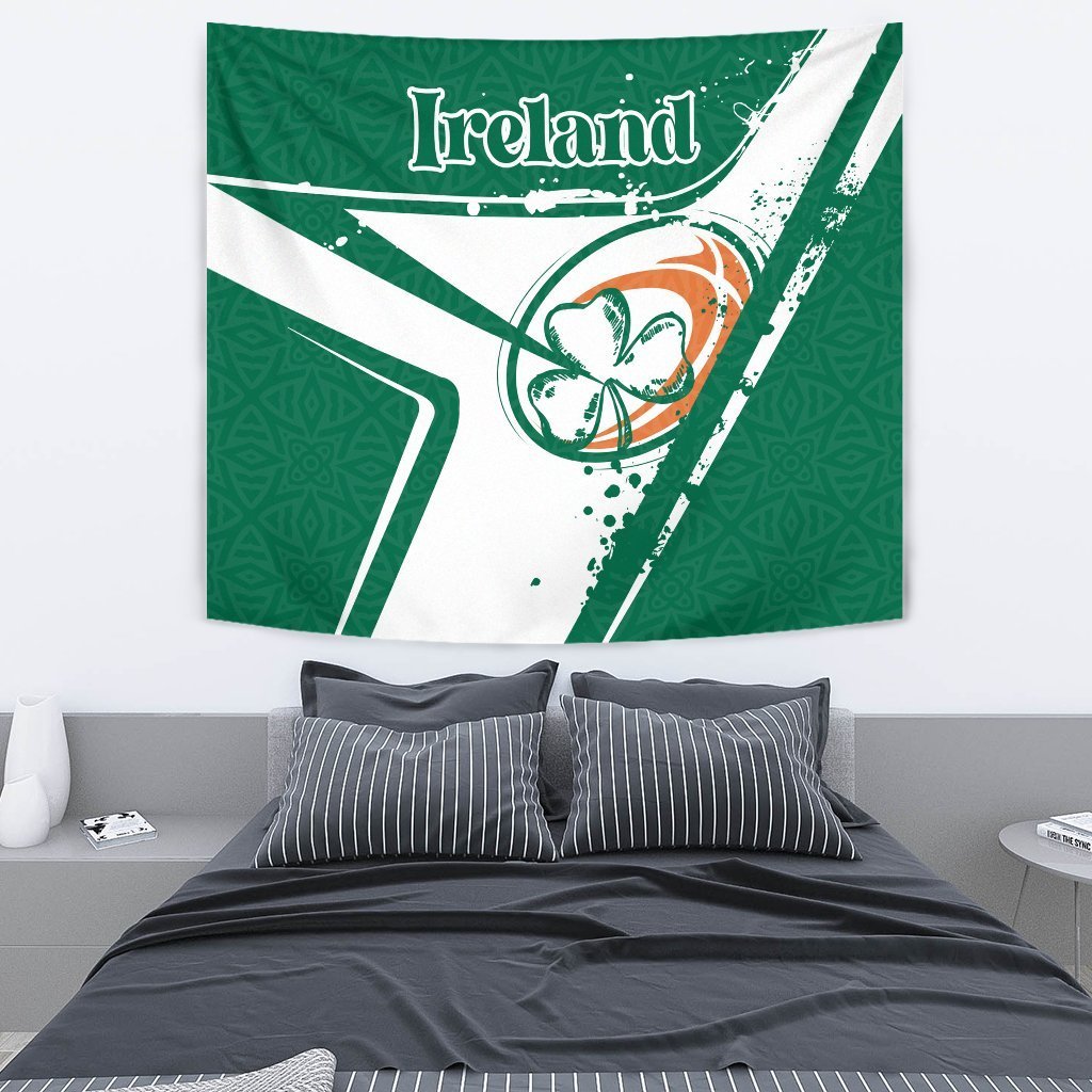 Ireland Rugby Tapestry - Irish Rugby - Vibe Hoodie Shop