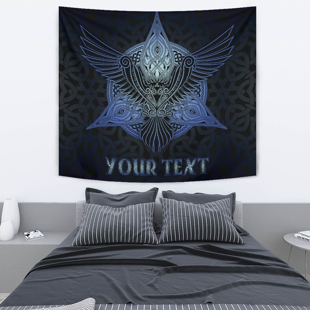 Celtic Personalized Tapestry - Celtic Raven - Vibe Hoodie Shop