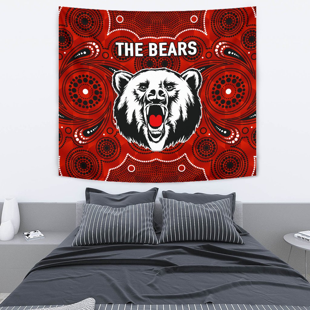 North Sydney Tapestry The Bears Indigenous - Vibe Hoodie Shop