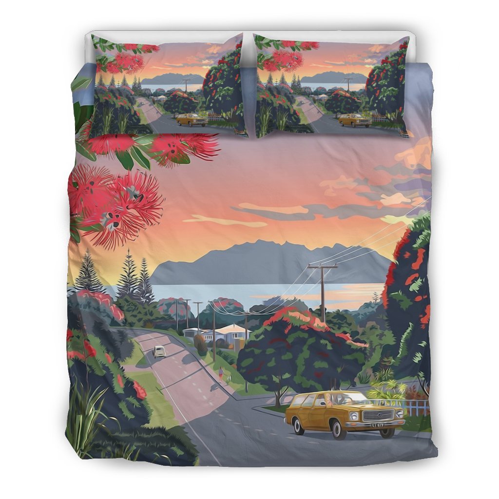 New Zealand Pohutukwa Bedding Set - Vibe Hoodie Shop