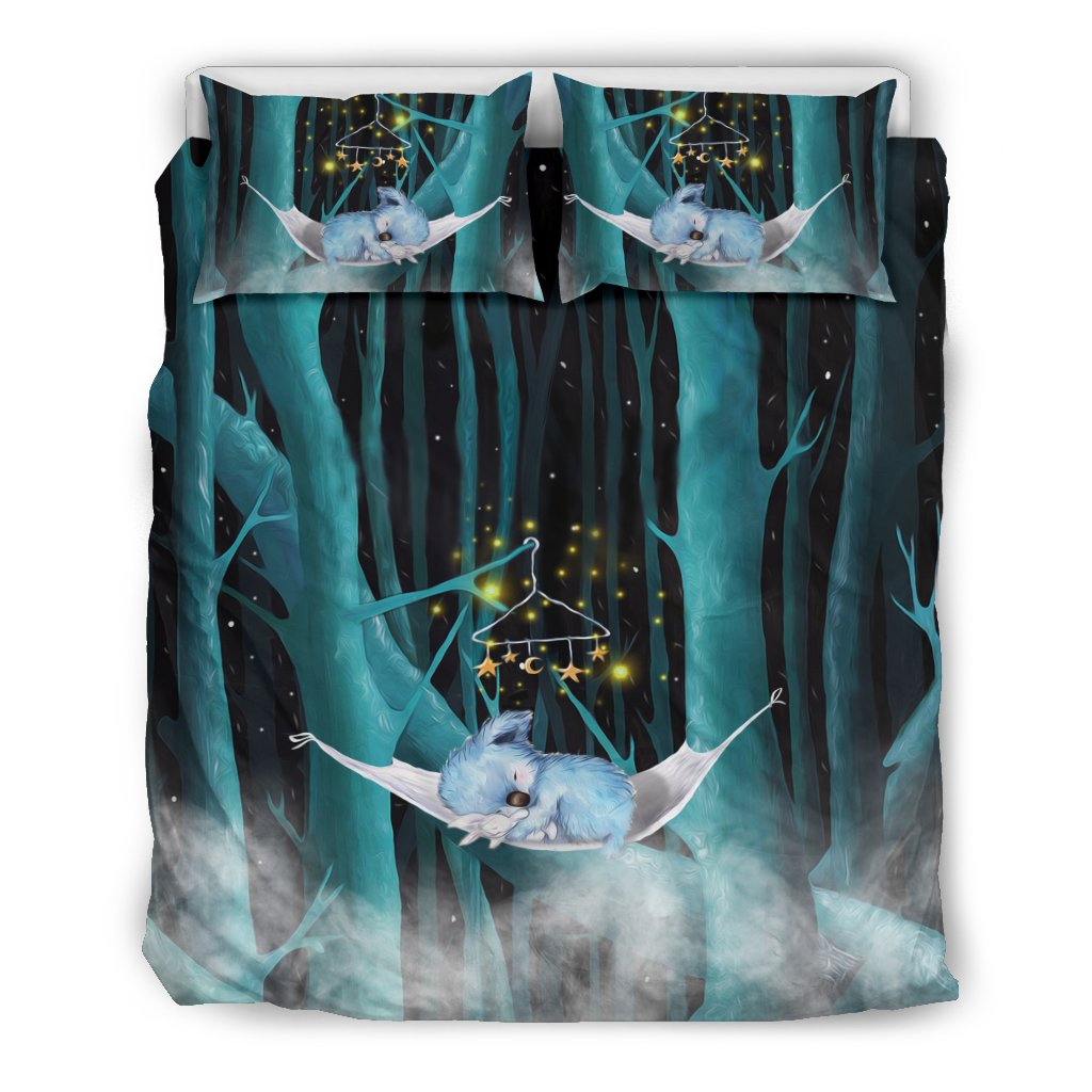 Bedding Sets - Koala Bed Sleeping In Forest Mysteria Sets - Vibe Hoodie Shop