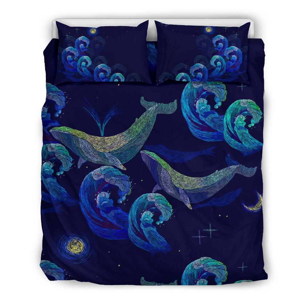 Australia Bedding Sets - Blue Whale Bed Ocean Painting Sets - Vibe Hoodie Shop