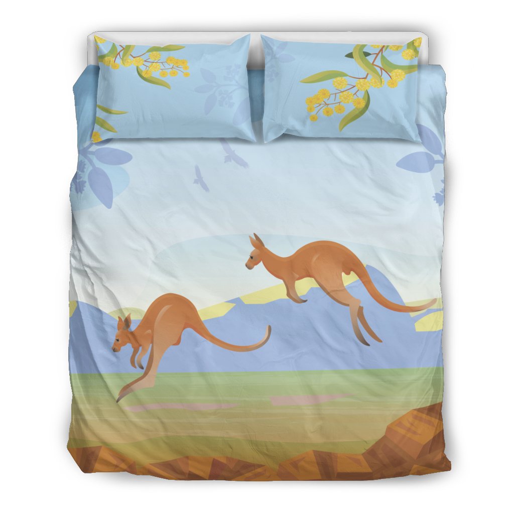 Bedding Sets - Kangaroo Bed Landscape Art Sets - Vibe Hoodie Shop