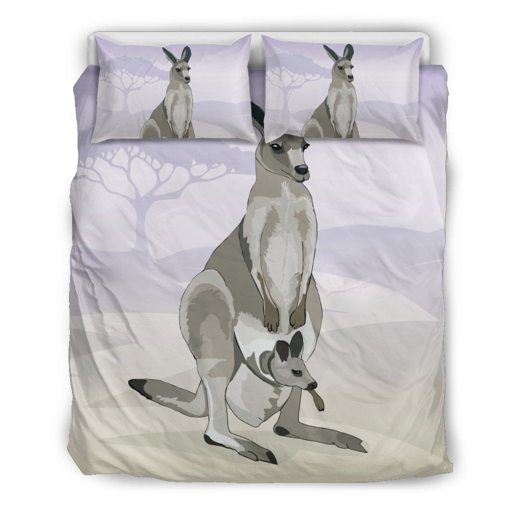 Bedding Sets - Kangaroo Bed Family Landscape Art Sets - Vibe Hoodie Shop