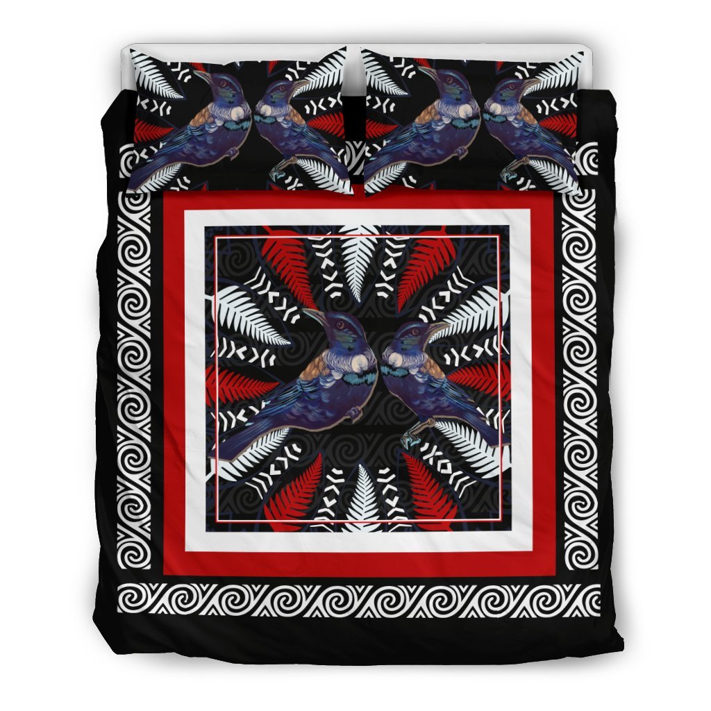 Bedding Set New Zealand Tui Bird - Vibe Hoodie Shop