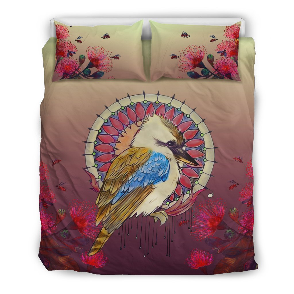 Bedding Sets - Kookaburra Bed Waratah Painting Sets - Vibe Hoodie Shop