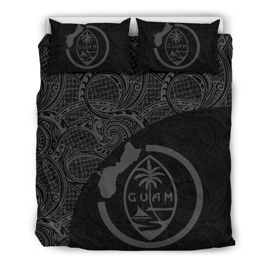 Guam Bedding Set Coat Of Arm Map Polynesian 10 - Vibe Hoodie Shop