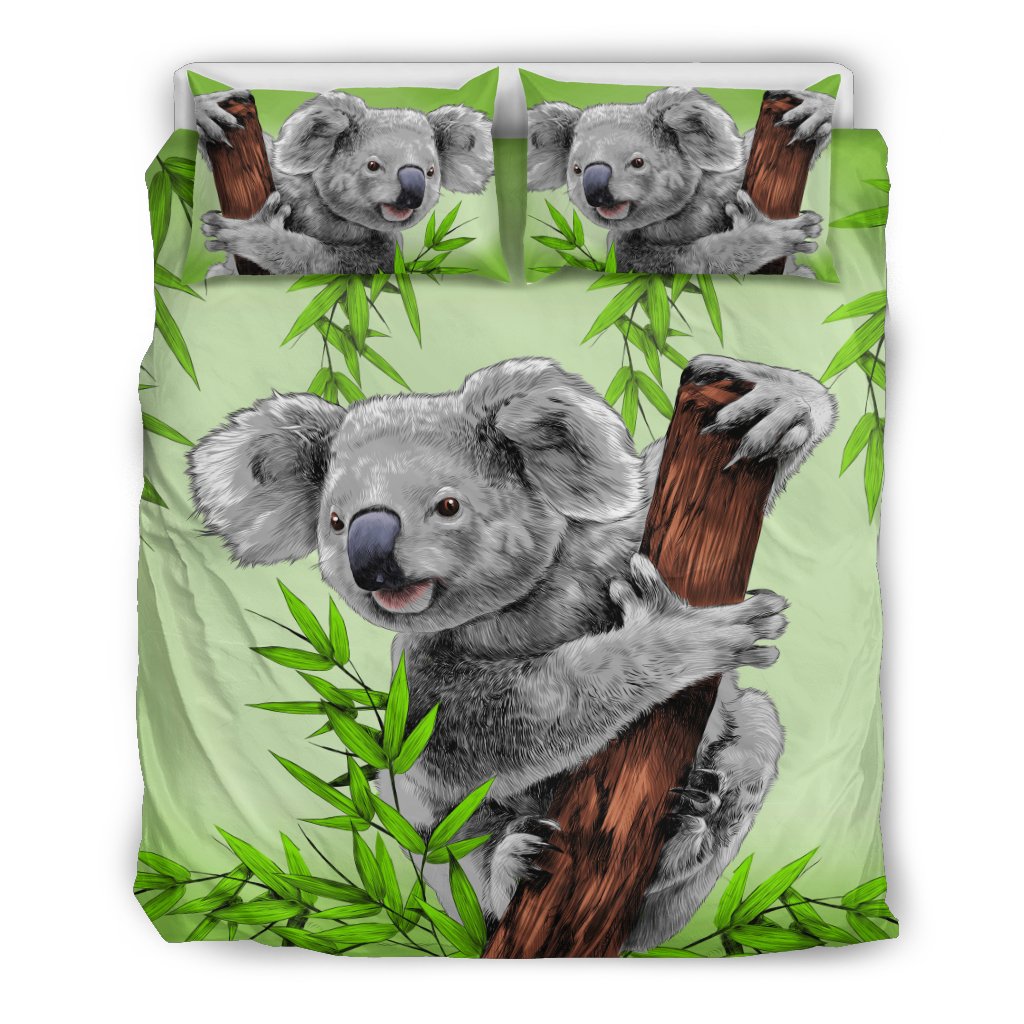 Bedding Sets - Koala Bed Happy In Tree Painting Sets - Vibe Hoodie Shop