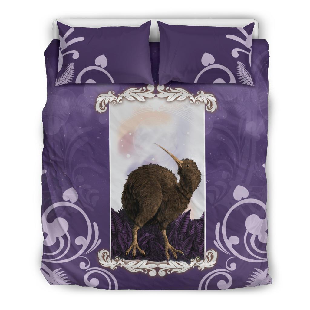 New Zealand Bedding Set, Kiwi Bird Duvet Cover And Pillow Case - Vibe Hoodie Shop