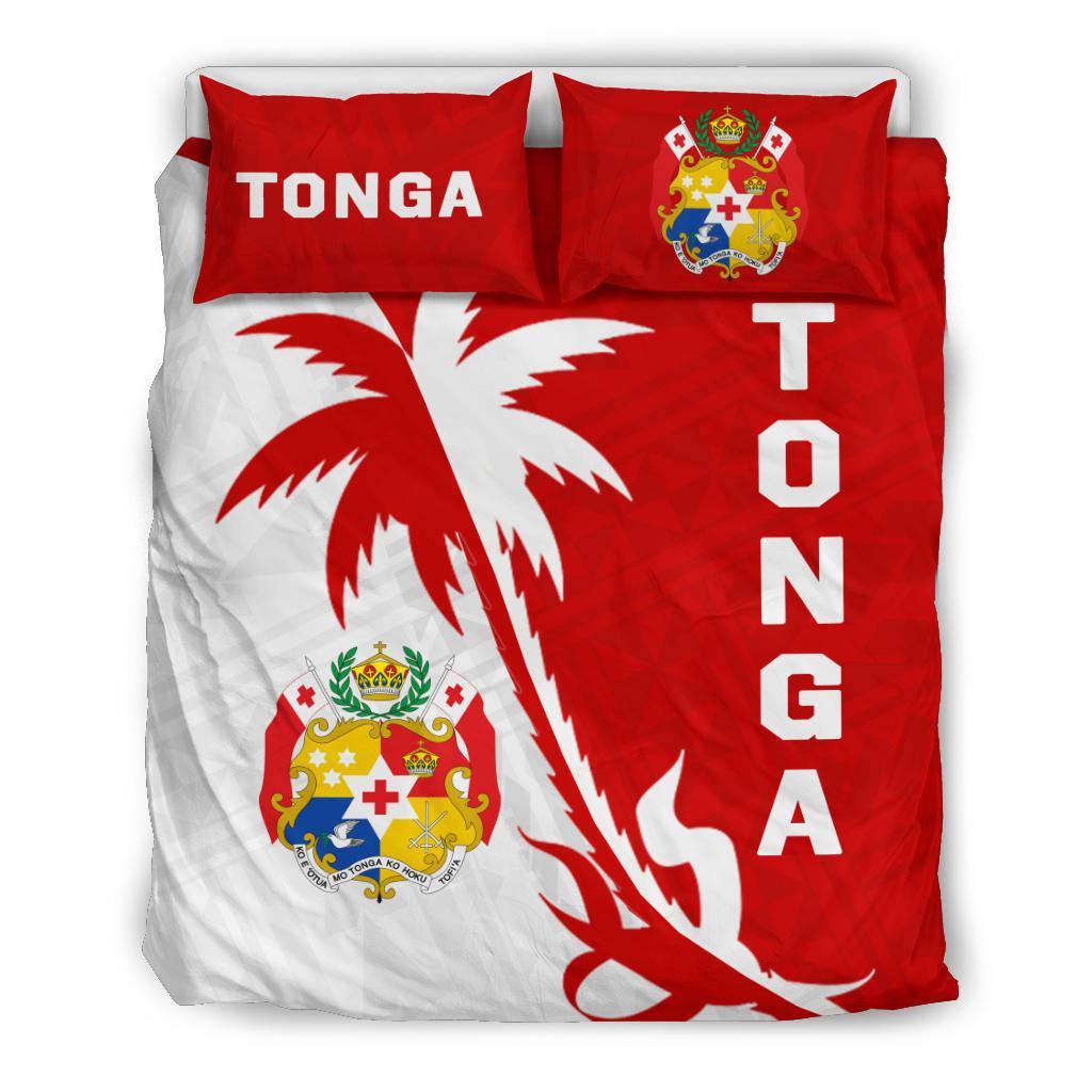 Tonga Coconut Tree Bedding Set - Vibe Hoodie Shop