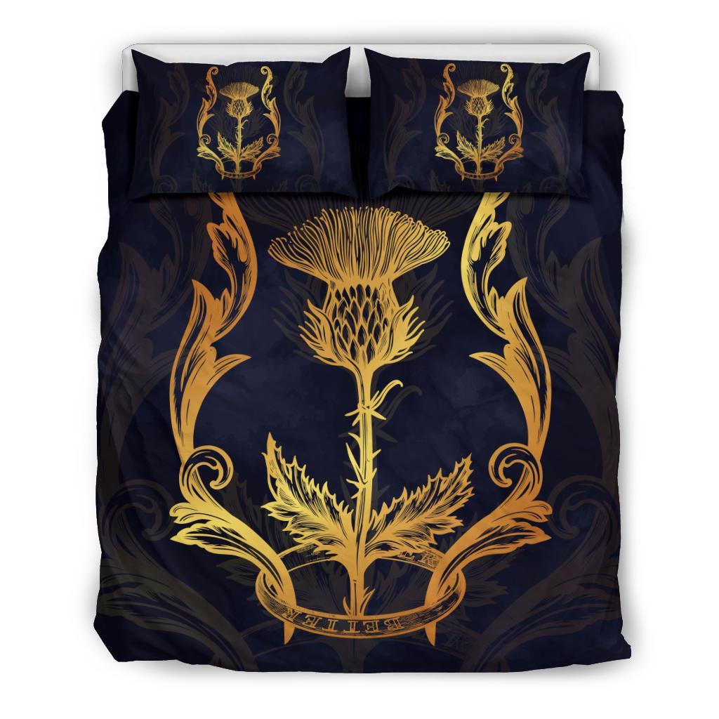 Scotland Bedding Sets Thistle Golden Light - Vibe Hoodie Shop