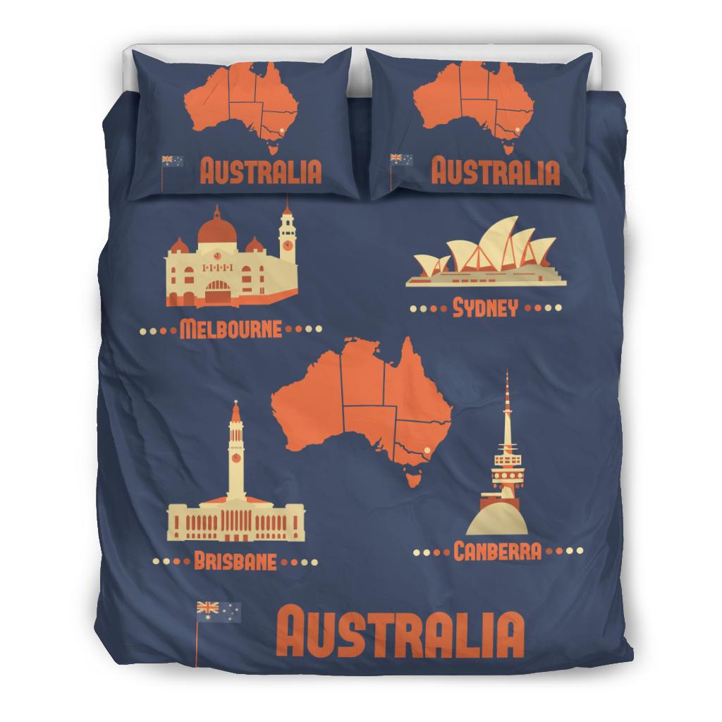 Bedding Sets - Famous City Bed Australia Sets - Vibe Hoodie Shop