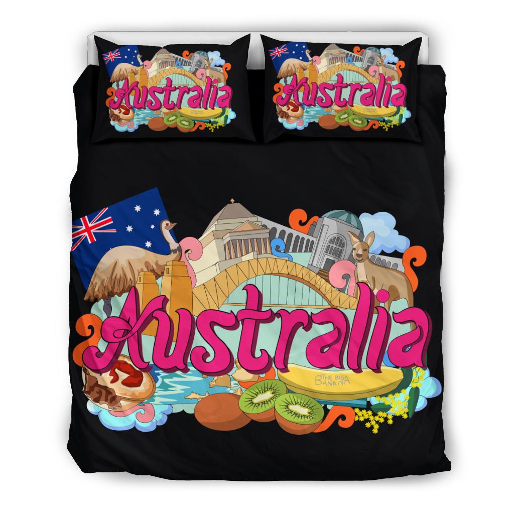 Bedding Sets - Architecture and Culture Bed Australia Symbol Sets - Vibe Hoodie Shop