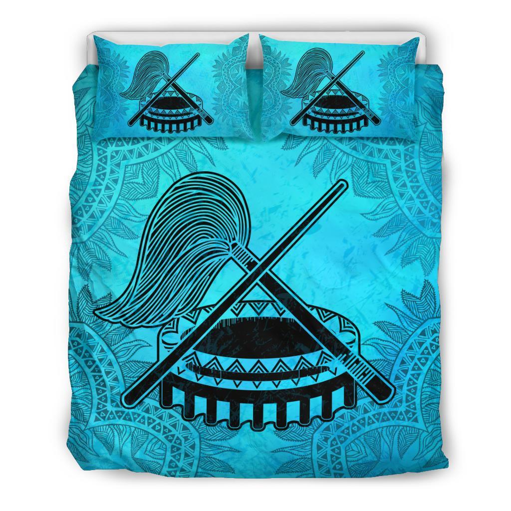 American Samoa Turquoise Bedding Set - Vibe Hoodie Shop