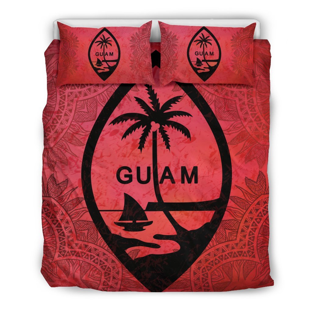 Guam Red Bedding Set - Vibe Hoodie Shop