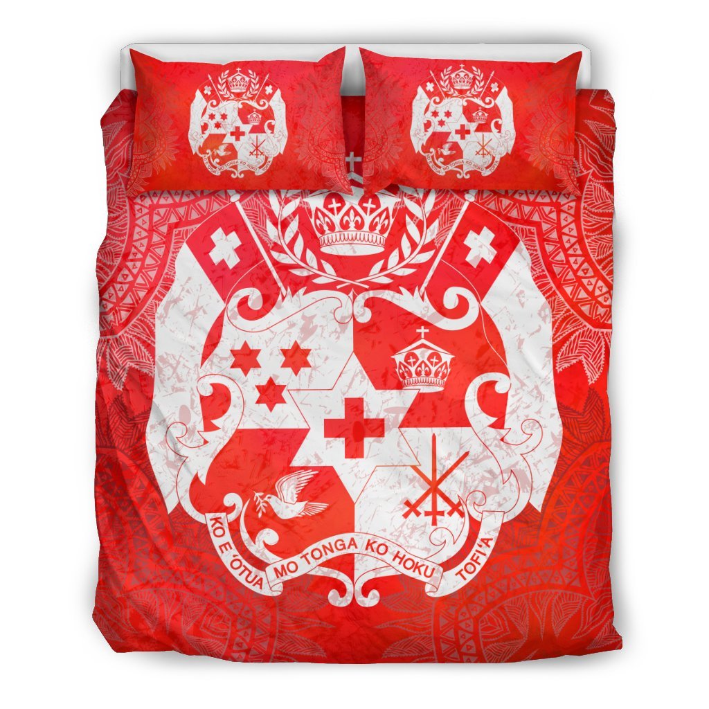 Tonga Red Bedding Set - Vibe Hoodie Shop