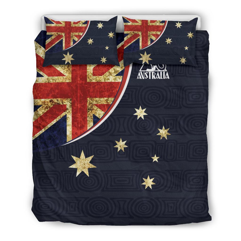 Bedding Sets - Aus Flag Bed Kangaroo Symbol Sets - Vibe Hoodie Shop