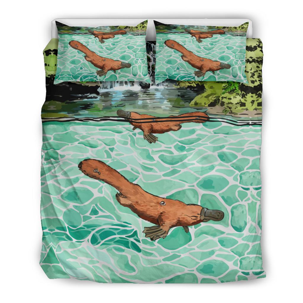 Australia Bedding Sets - Platypus Bed Tasmania Landscape Art Sets - Vibe Hoodie Shop