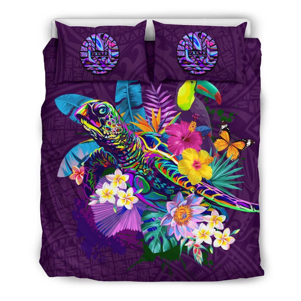 Tahiti Turtle Bedding Set - Vibe Hoodie Shop