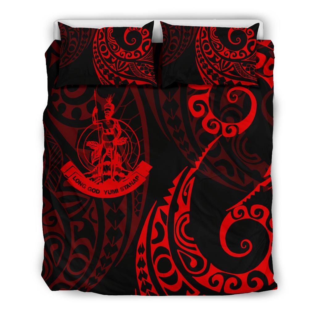 Vanuatu Polynesian Bedding Set - Tattoo Style 01 - Vibe Hoodie Shop