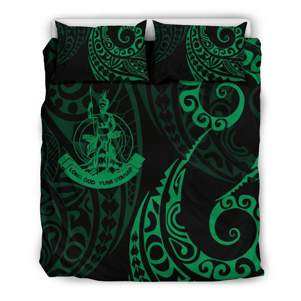 Vanuatu Polynesian Bedding Set - Tattoo Style 03 - Vibe Hoodie Shop