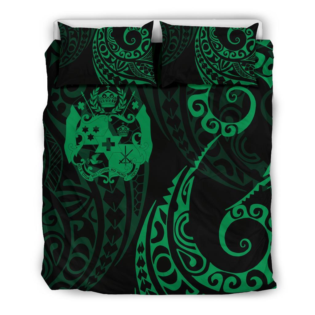 Tonga Polynesian Bedding Set - Tattoo Style 03 - Vibe Hoodie Shop