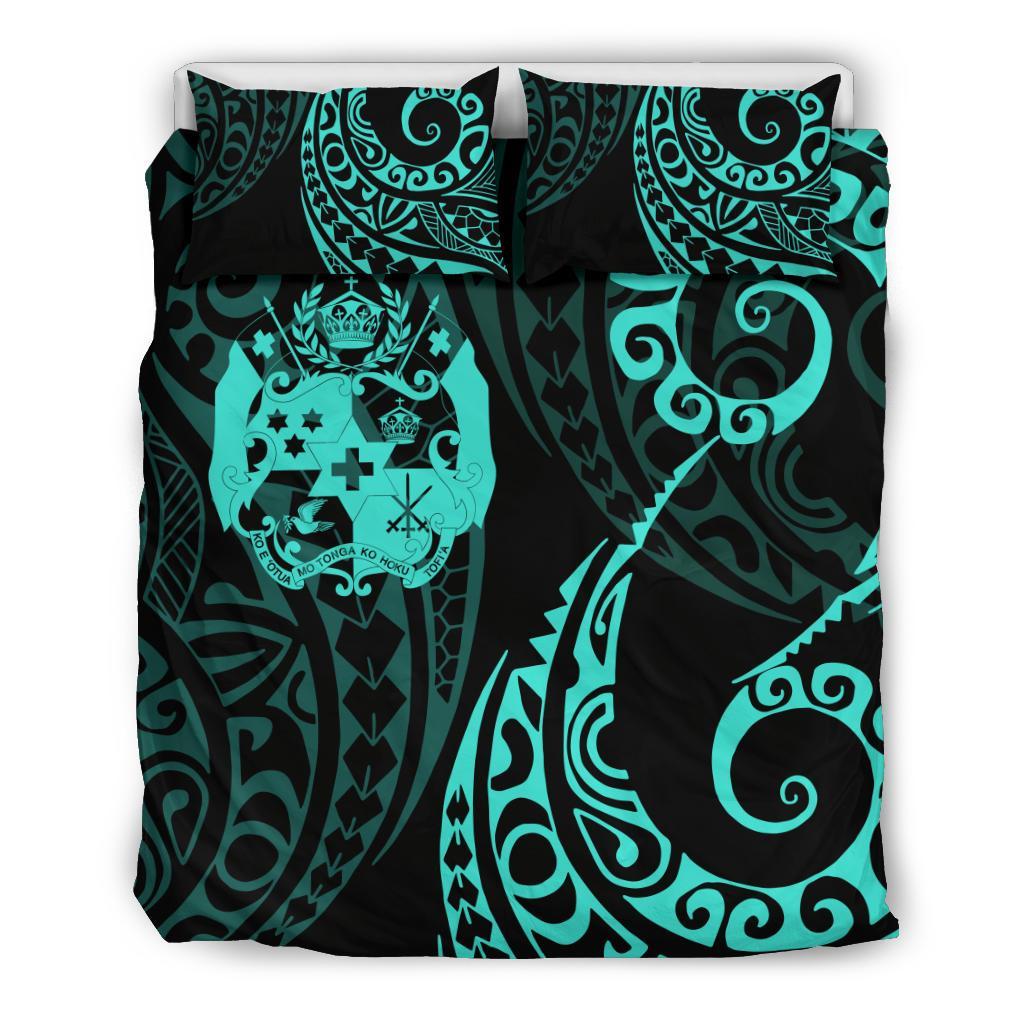 Tonga Polynesian Bedding Set - Tattoo Style 06 - Vibe Hoodie Shop