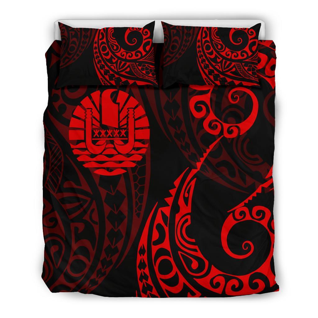 Tahiti Polynesian Bedding Set - Tattoo Style 01 - Vibe Hoodie Shop